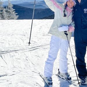 Columbia ski pants white size small